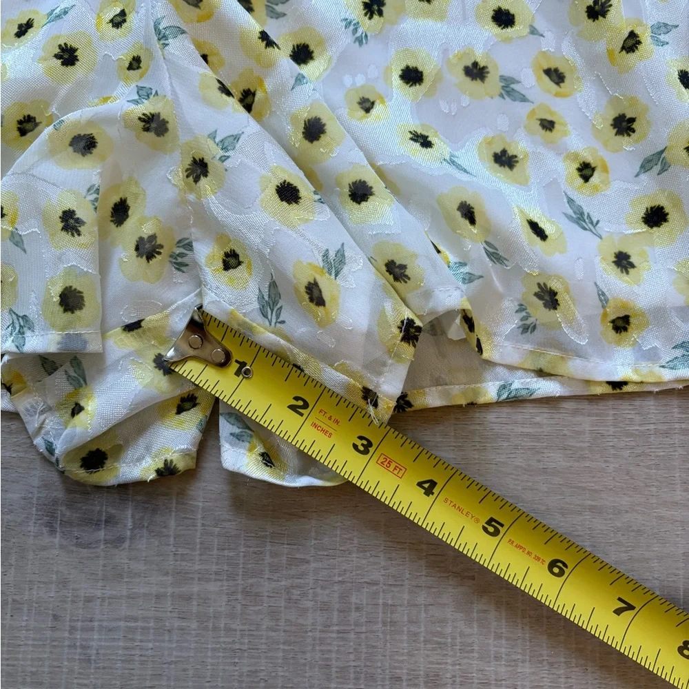 Anthropologie Hutch Ditsy Floral Halter Mini Romper Size 4 - Picture 7 of 11